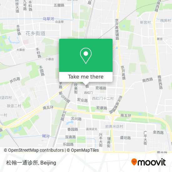 松翰一通诊所 map