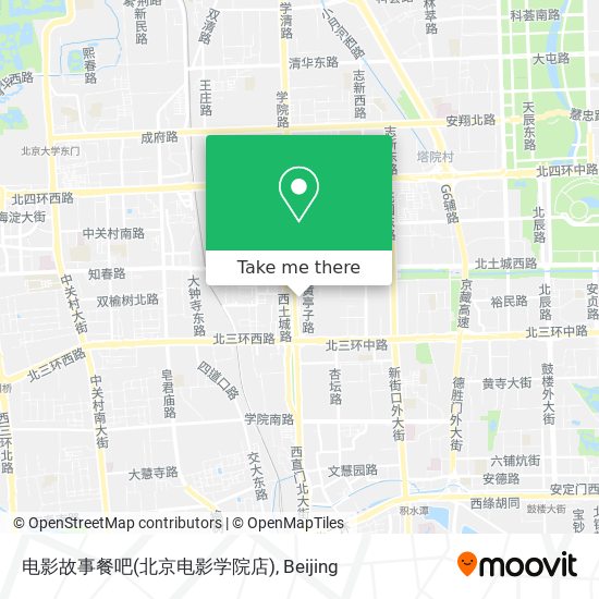 电影故事餐吧(北京电影学院店) map