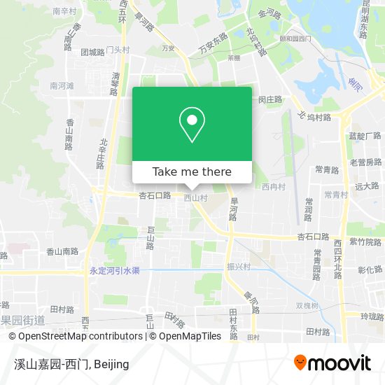 溪山嘉园-西门 map