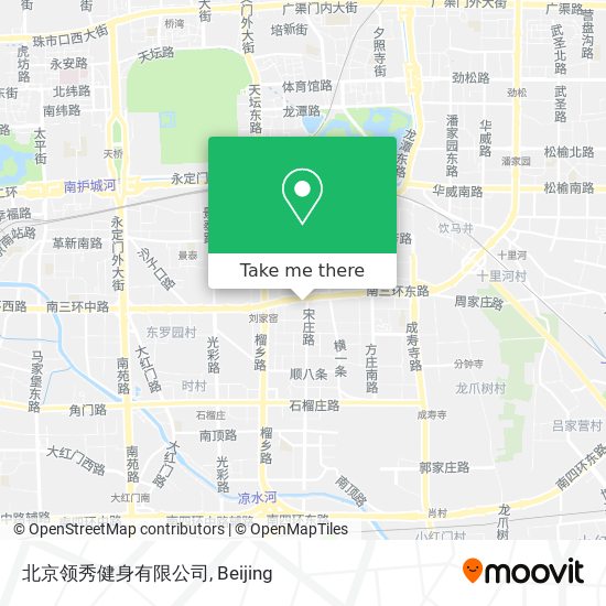 北京领秀健身有限公司 map