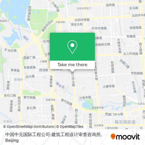 中国中元国际工程公司-建筑工程设计审查咨询所 map