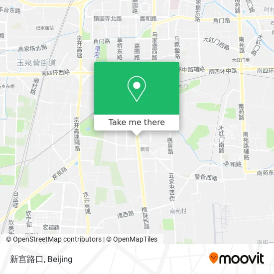 新宫路口 map