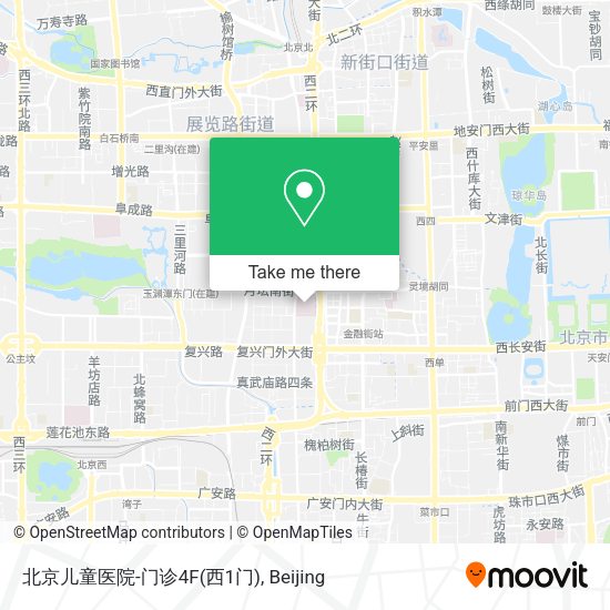 北京儿童医院-门诊4F(西1门) map