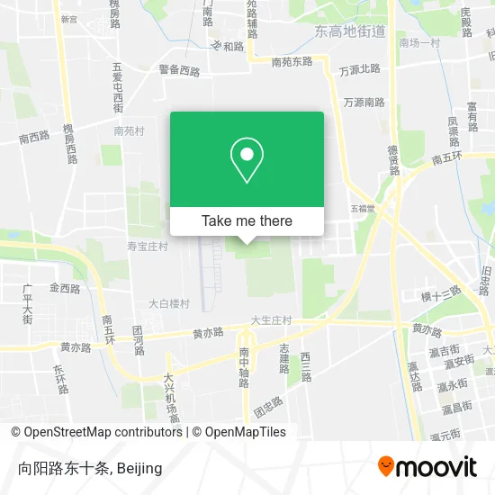 向阳路东十条 map