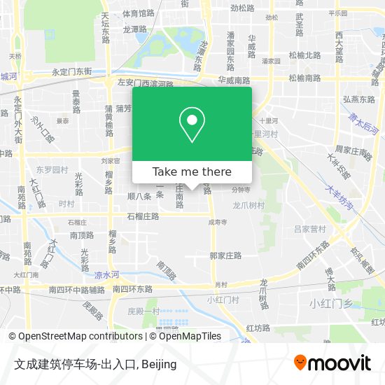 文成建筑停车场-出入口 map