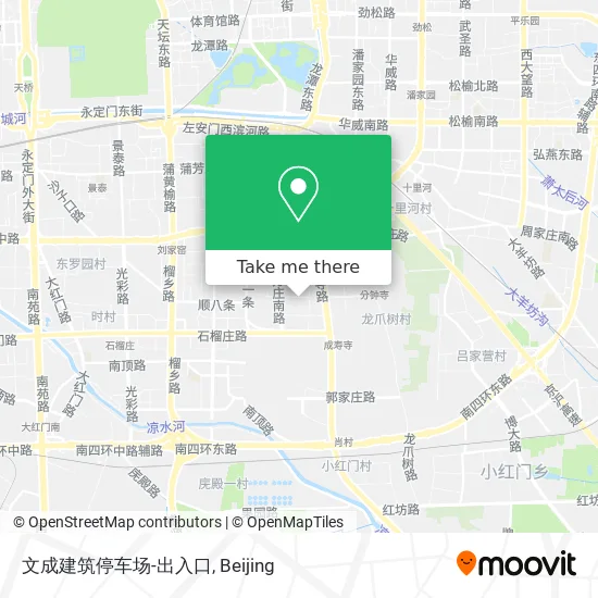 文成建筑停车场-出入口 map