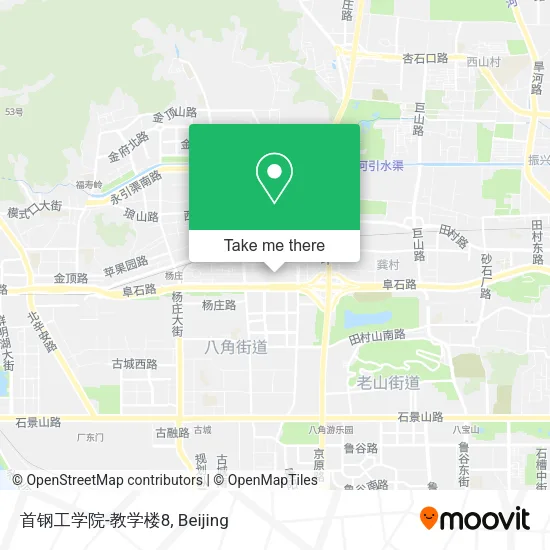 首钢工学院-教学楼8 map