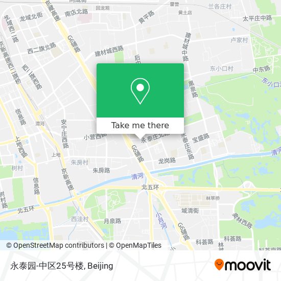 永泰园-中区25号楼 map