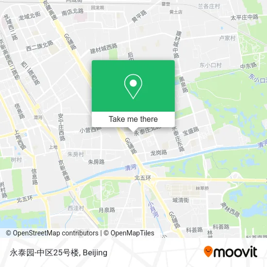 永泰园-中区25号楼 map
