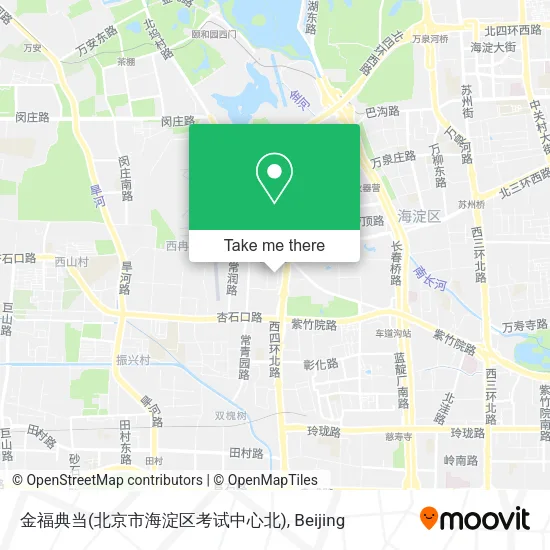 金福典当(北京市海淀区考试中心北) map