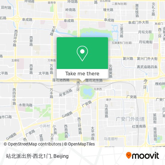 站北派出所-西北1门 map