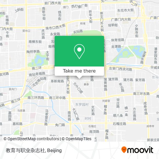 教育与职业杂志社 map