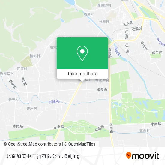 北京加美中工贸有限公司 map