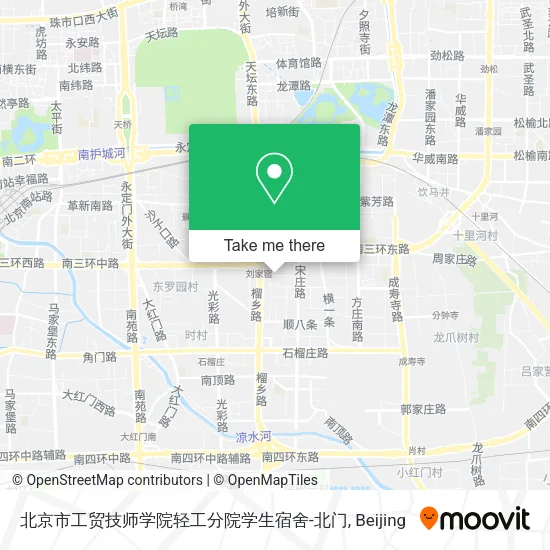 北京市工贸技师学院轻工分院学生宿舍-北门 map