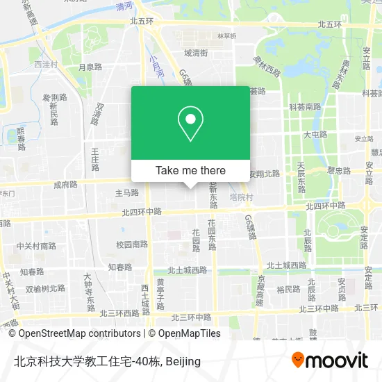 北京科技大学教工住宅-40栋 map