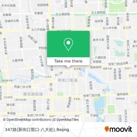 347路(新街口豁口-八大处) map
