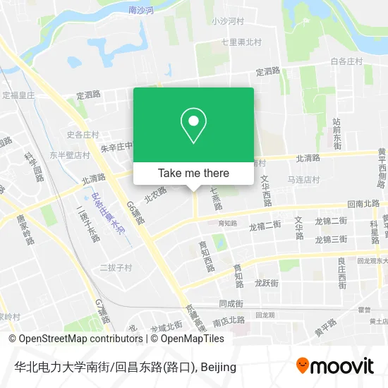 华北电力大学南街/回昌东路(路口) map