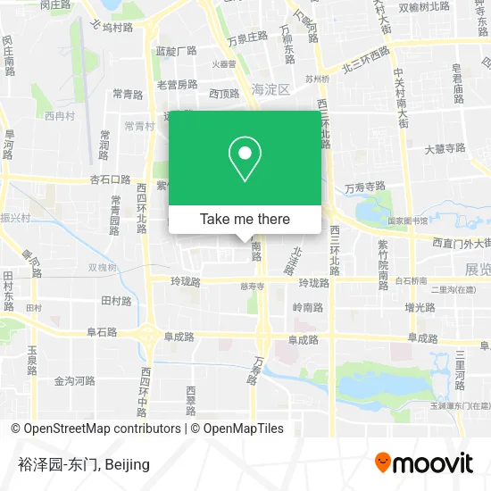 裕泽园-东门 map