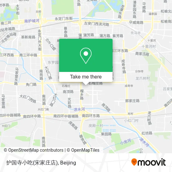 护国寺小吃(宋家庄店) map