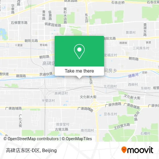 高碑店东区-D区 map