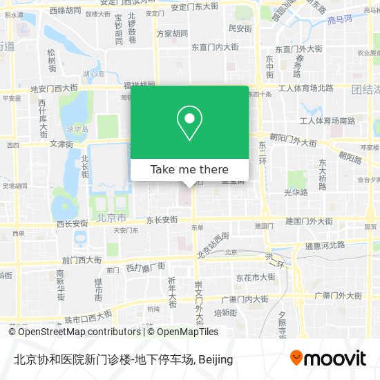 北京协和医院新门诊楼-地下停车场 map