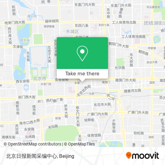 北京日报新闻采编中心 map