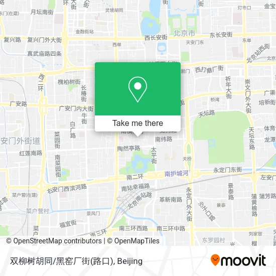 双柳树胡同/黑窑厂街(路口) map