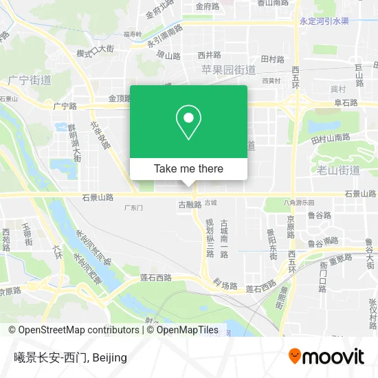 曦景长安-西门 map