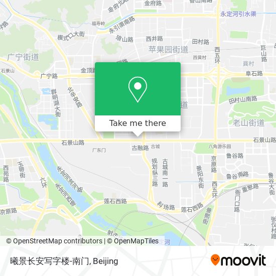 曦景长安写字楼-南门 map