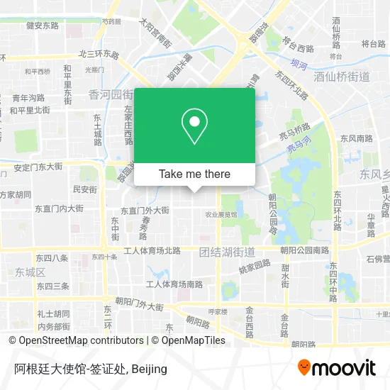 阿根廷大使馆-签证处 map