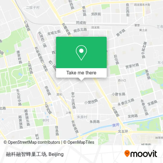 融科融智蜂巢工场 map