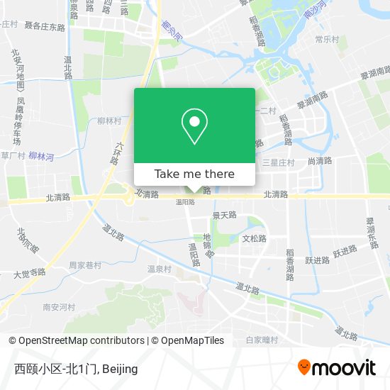 西颐小区-北1门 map
