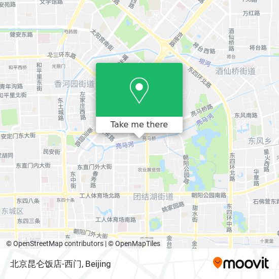北京昆仑饭店-西门 map