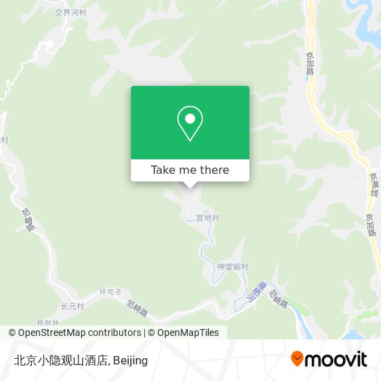 北京小隐观山酒店 map