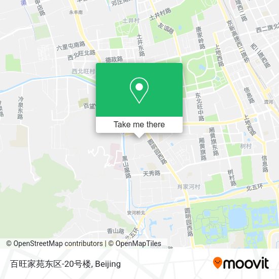 百旺家苑东区-20号楼 map