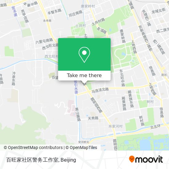 百旺家社区警务工作室 map