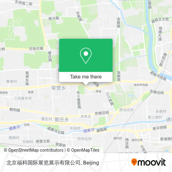 北京福科国际展览展示有限公司 map