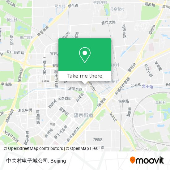 中关村电子城公司 map