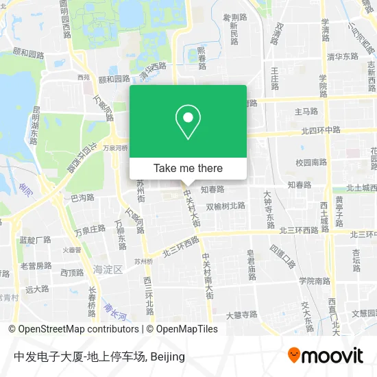 中发电子大厦-地上停车场 map