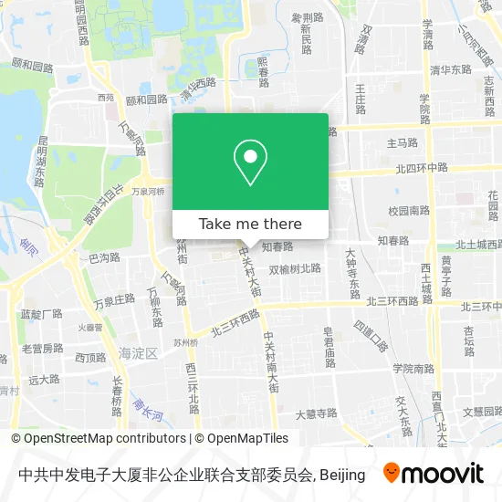 中共中发电子大厦非公企业联合支部委员会 map