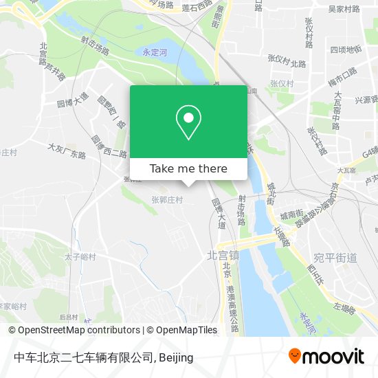 中车北京二七车辆有限公司 map