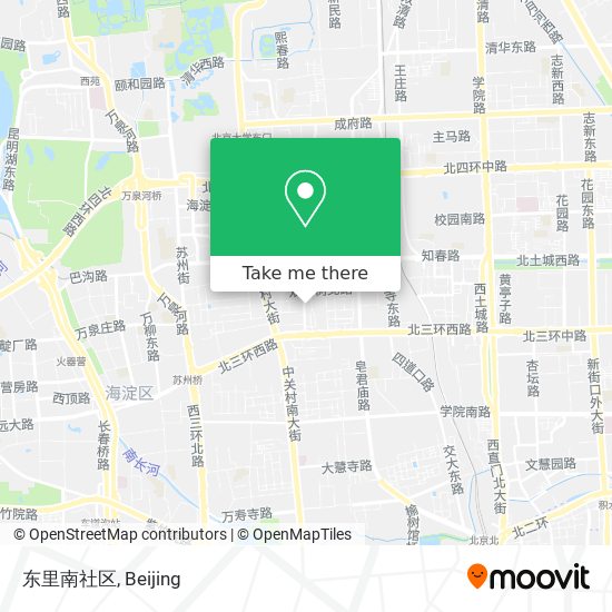 东里南社区 map