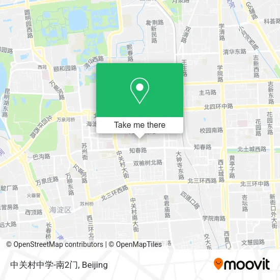 中关村中学-南2门 map