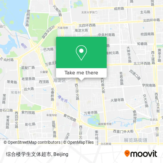 综合楼学生文体超市 map