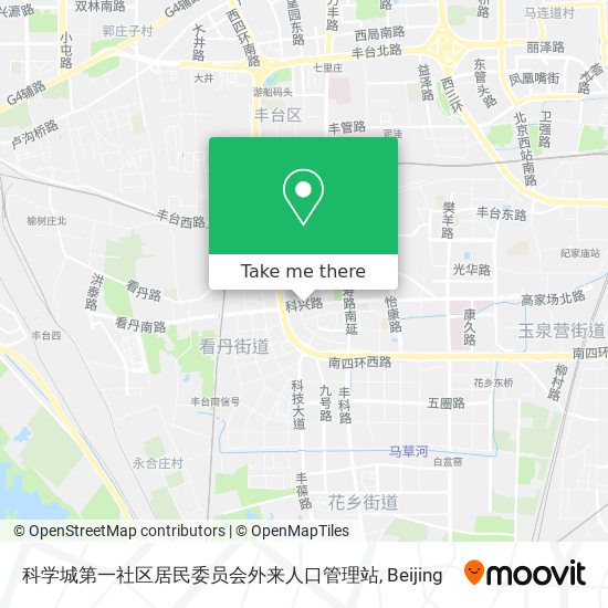 科学城第一社区居民委员会外来人口管理站 map