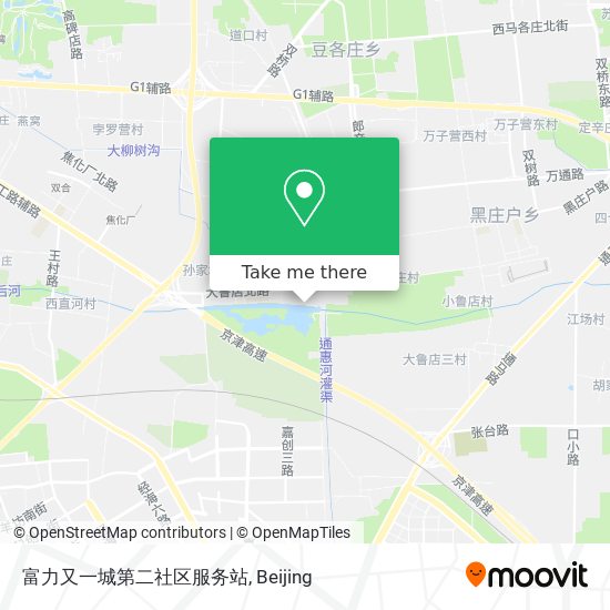 富力又一城第二社区服务站 map