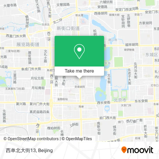 西单北大街13 map