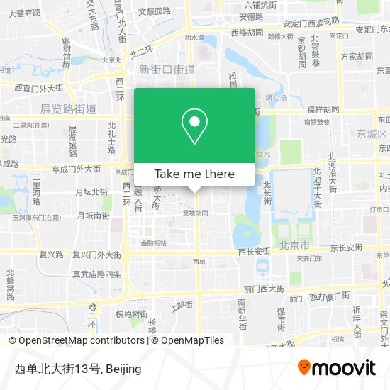 西单北大街13号 map