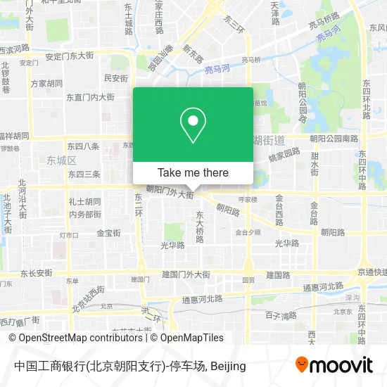 中国工商银行(北京朝阳支行)-停车场 map