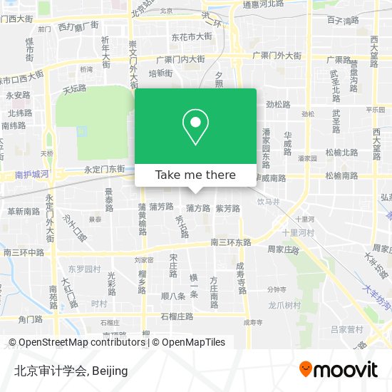 北京审计学会 map